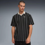 Polo Puma Hombre 692069 01 Negro Rayas – Polo Deportivo Lifestyle - Puber Sports
