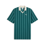 Polo Puma Hombre 692069 41 Verde Rayas – Polo Deportivo Lifestyle - Puber Sports