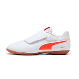 Zapatillas niño futbol sala Puma Truco III velcro 04 Blanco | Cómodas y Ligeras