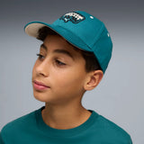 Gorra Puma COMIC BB CAP JR 026855-03 Azul esmeralda - Puber Sports