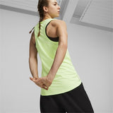 Camiseta mujer PUMA tirantes técnica 33 green | Transpirable