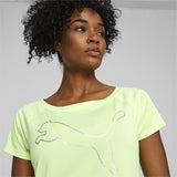 Camiseta runing mujer PUMA TRAIN FAVORITE 522420 33 verde