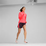 Sudadera mujer Puma RUN FAVORITE 1/4 ZIP 523170 fluor - Puber Sports