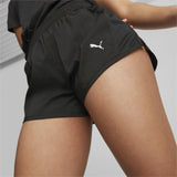 Short mujer running Puma 3" negro | Deportivo Ligero - Puber Sports