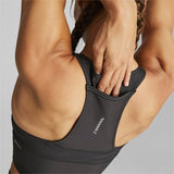 Camiseta top Puma mujer RUN CROP T negro | Transpirable