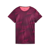 Camiseta mujer running Puma RUN FAVORITE AOP TEE 524230 granate - Puber Sports