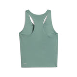 Camiseta Puma mujer top 2 en 1 30 verde luna | Transpirable