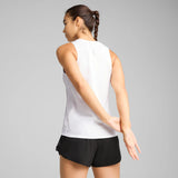 Camiseta Puma mujer RUN Tirantes 02 Blanco | Transpirable