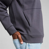Sudadera hombre Puma RAD/CAL capucha media cremallera 681620 69 gris - Puber Sports