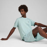 Camiseta hombre Puma Básica logo pequeño bordado 67 Verde Moderno | Transpirable