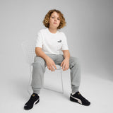 Camiseta niño Puma básica LOGO pequeño bordado 684920 02 Blanco - Puber Sports