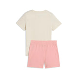 Conjunto niña Puma Camiseta + short 87 Rosa | Transpirable