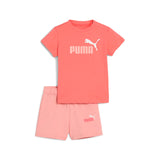 Conjunto niña Puma Minicats Camiseta + short 24 Melocoton | Transpirable - Puber Sports