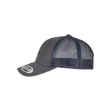 Gorra Trucker Flexfit Retro 2 Tonos Charcoal y Navy – Ajuste Flexfit
