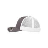 Gorra Trucker Flexfit Retro 2 Tonos Dark Grey y Blanco – Ajuste Flexfit
