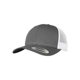 Gorra Trucker Flexfit Retro 2 Tonos Dark Grey y Blanco – Ajuste Flexfit