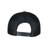 Gorra Trucker Flexfit Retro 2 Tonos Heather y Negro – Ajuste Flexfit