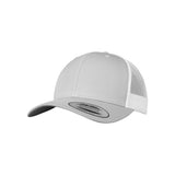 Gorra Trucker Flexfit Retro 2 Tonos Silver y Blanco – Ajuste Flexfit