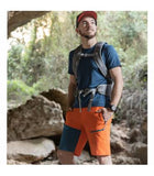 Bermuda trekking hombre TRK NYLON/ELASTAN CRO Enaian naranja - Puber Sports