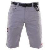 Bermuda Hombre BCN Algodón Elastán KENDO – Gris Claro y Azul Marino · Cinturón de Regalo - Puber Sports