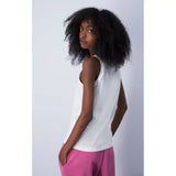 Camiseta mujer CHAMPION tirantes 117153 WW blanco - Puber Sports