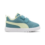 Zapatillas niño Puma Courtflex velcro verde y amarillo 398086 - Puber Sports