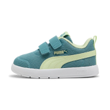 Zapatillas niño Puma Courtflex velcro verde y amarillo 398086 - Puber Sports