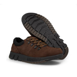 Zapatillas Paredes Murla Marrón | Zapato de vestir en piel nobuck para hombre - Puber Sports