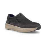 Zapatillas Paredes Riola Azul marino | Slip-on de piel nobuck para hombre - Puber Sports