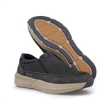 Zapatillas Paredes Riola Azul marino | Slip-on de piel nobuck para hombre - Puber Sports