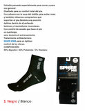 Calcetines Técnicos Sphere BCN MIKAL – Blanco y Negro · Antibacterianos y Secado Rápido - Puber Sports