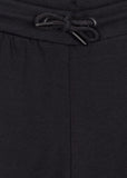 Pantalon niño Losan felpa no perchada con print 113-6025 negro - Puber Sports