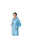Sudadera mujer Champion con capucha y felpa 115687F22 azul - Puber Sports
