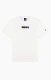 Camiseta CHAMPION logo multicolor 217231S22 blanco - Puber Sports