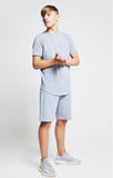 Camiseta Illusive tape tee 0382 gris verde fluor - Puber Sports