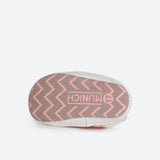 Zapatillas sin suela bebé MUNICH BARRU ZERO 8245 035 blanco/rosa - Puber Sports