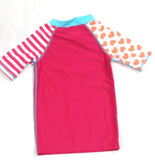Bañador natacion niña Camiseta lycra Ras playa kuki T15017 54 rosa - Puber Sports