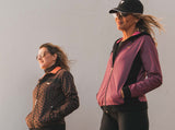 Chaqueta mujer SLX estampada flores 4113E rojo y blanco - Puber Sports