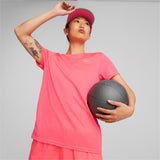 Camiseta mujer running PUMA RUN SS TEE 34 fluor | Transpirable