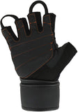 Guantes gym Tiwar MUÑEQUERA GRIP 120 negro - Puber Sports