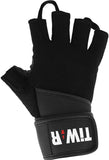 Guantes gym Tiwar MUÑEQUERA GRIP 120 negro - Puber Sports
